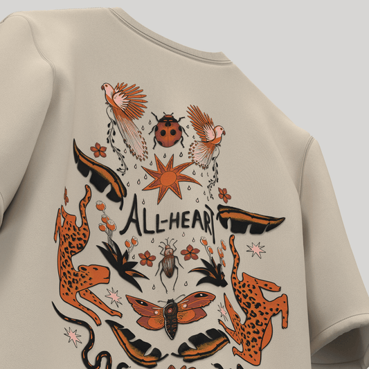 All heart Oversized T-shirt - ORE OFE