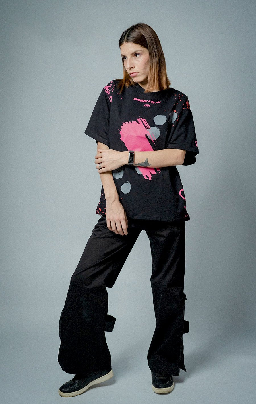 Compassion black T-Shirt - ORE OFE