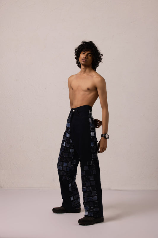 Couture Patch Denim Pants - Limited Edition - ORE OFE