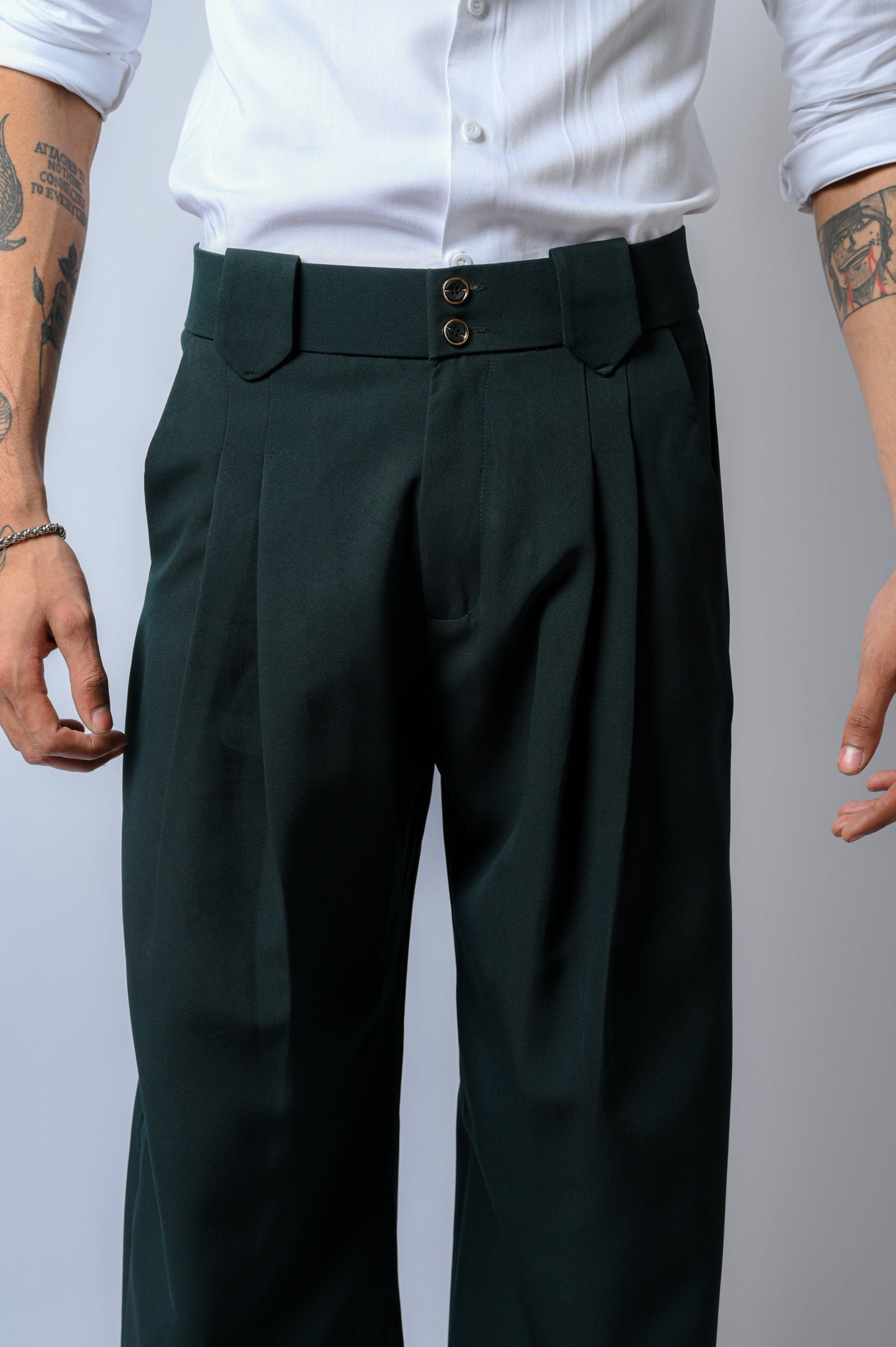 Korean trousers GREEN - ORE OFE