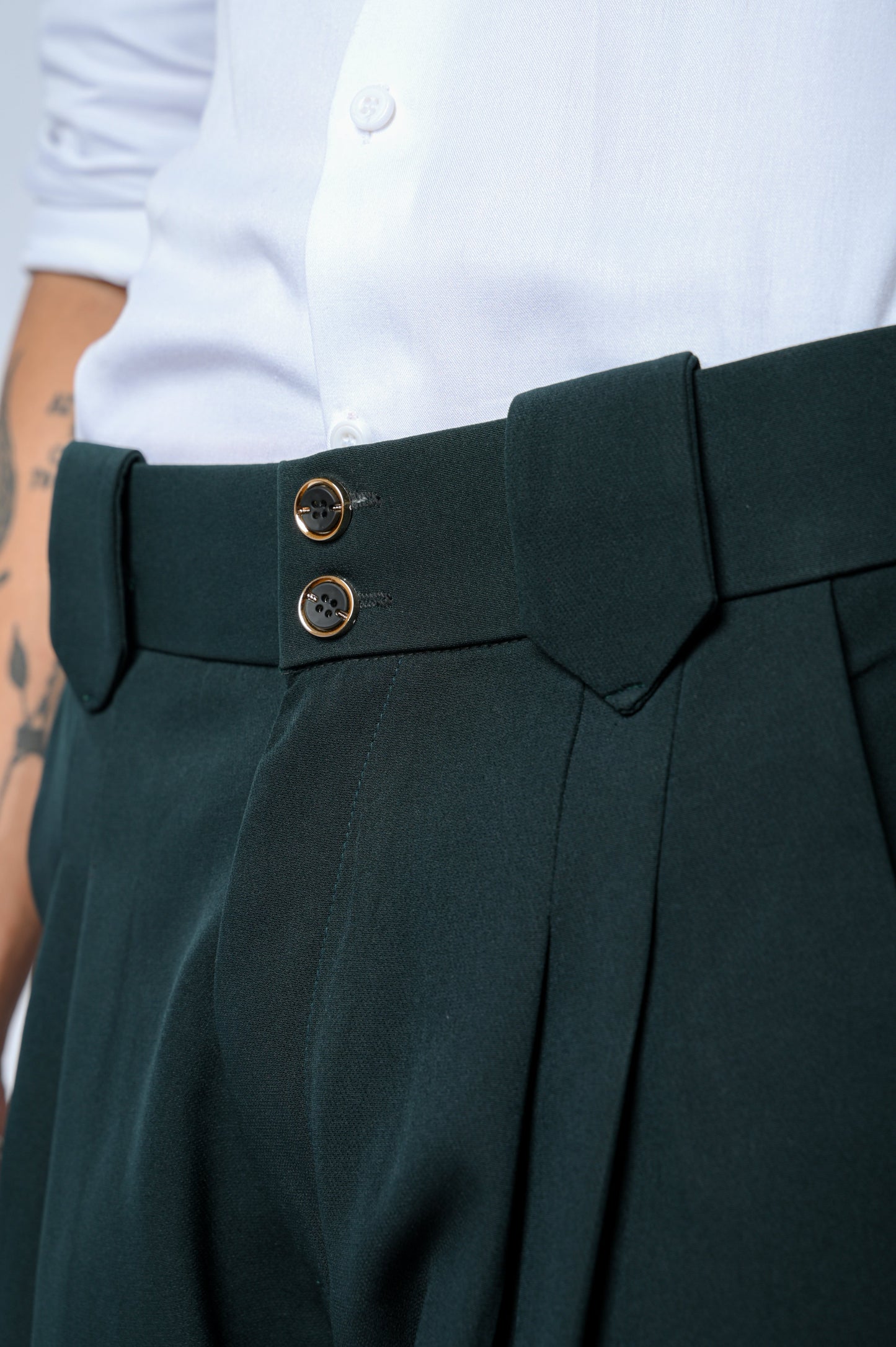 Korean trousers GREEN - ORE OFE