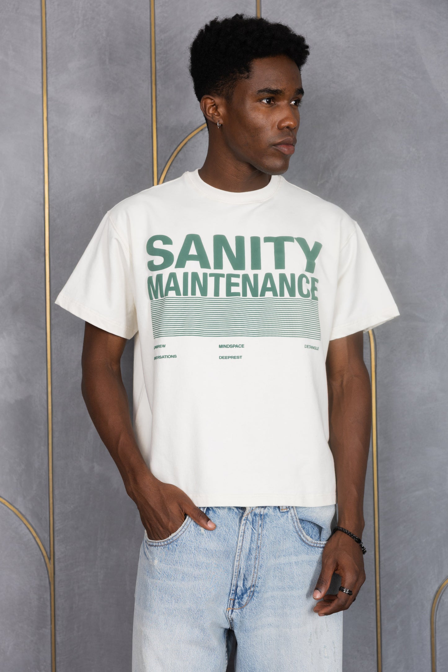 Sanity Maintenance Oversized T-shirt - ORE OFE