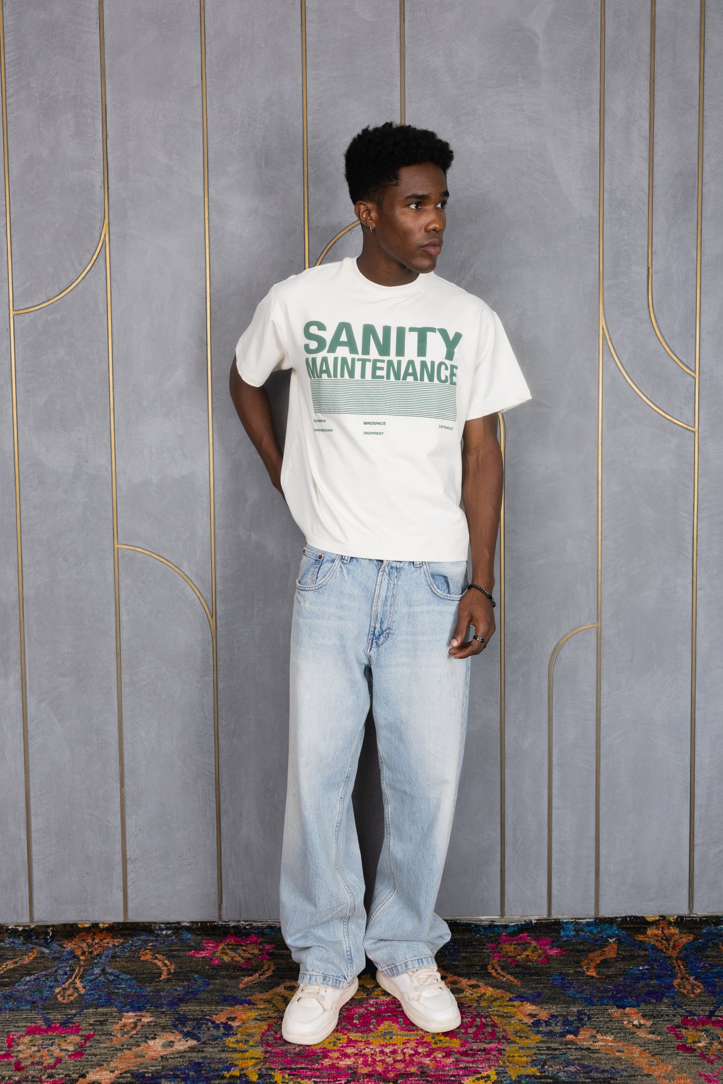 Sanity Maintenance Oversized T-shirt - ORE OFE