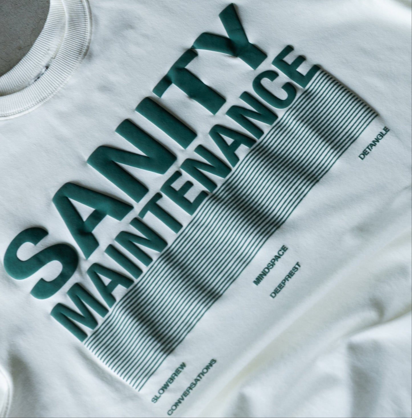 Sanity Maintenance Oversized T-shirt - ORE OFE