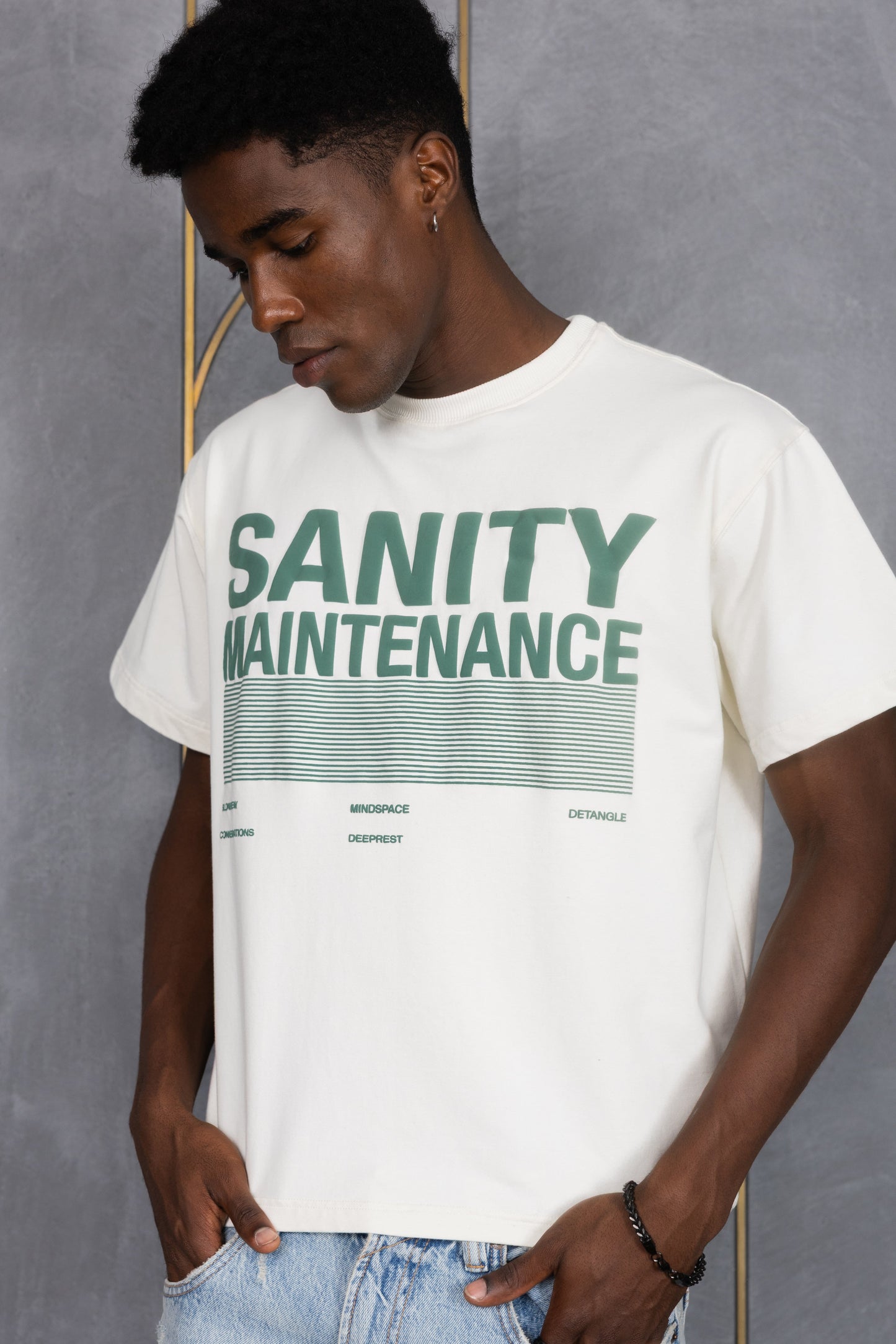 Sanity Maintenance Oversized T-shirt - ORE OFE