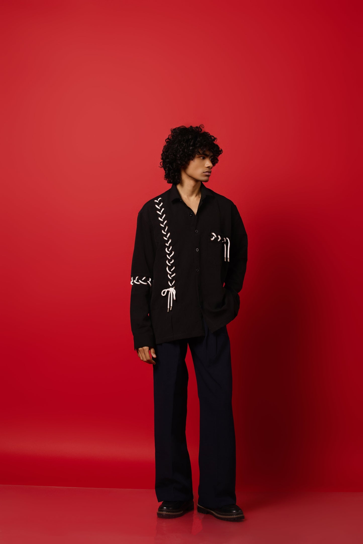 Seoul Strings Black Shirt - ORE OFE