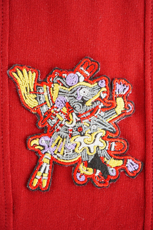 Xolotl Oversized T-shirt Maroon - ORE OFE