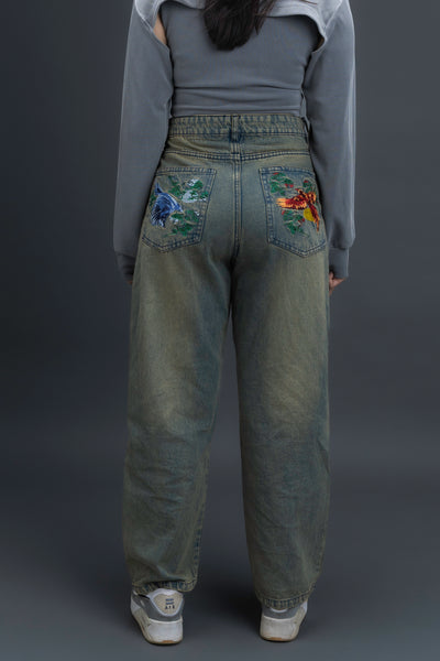 Ash & Ice Vintage Denim Pants - Women