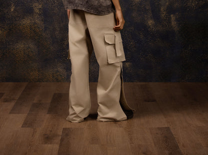 Wide Leg Buttoned down Pants