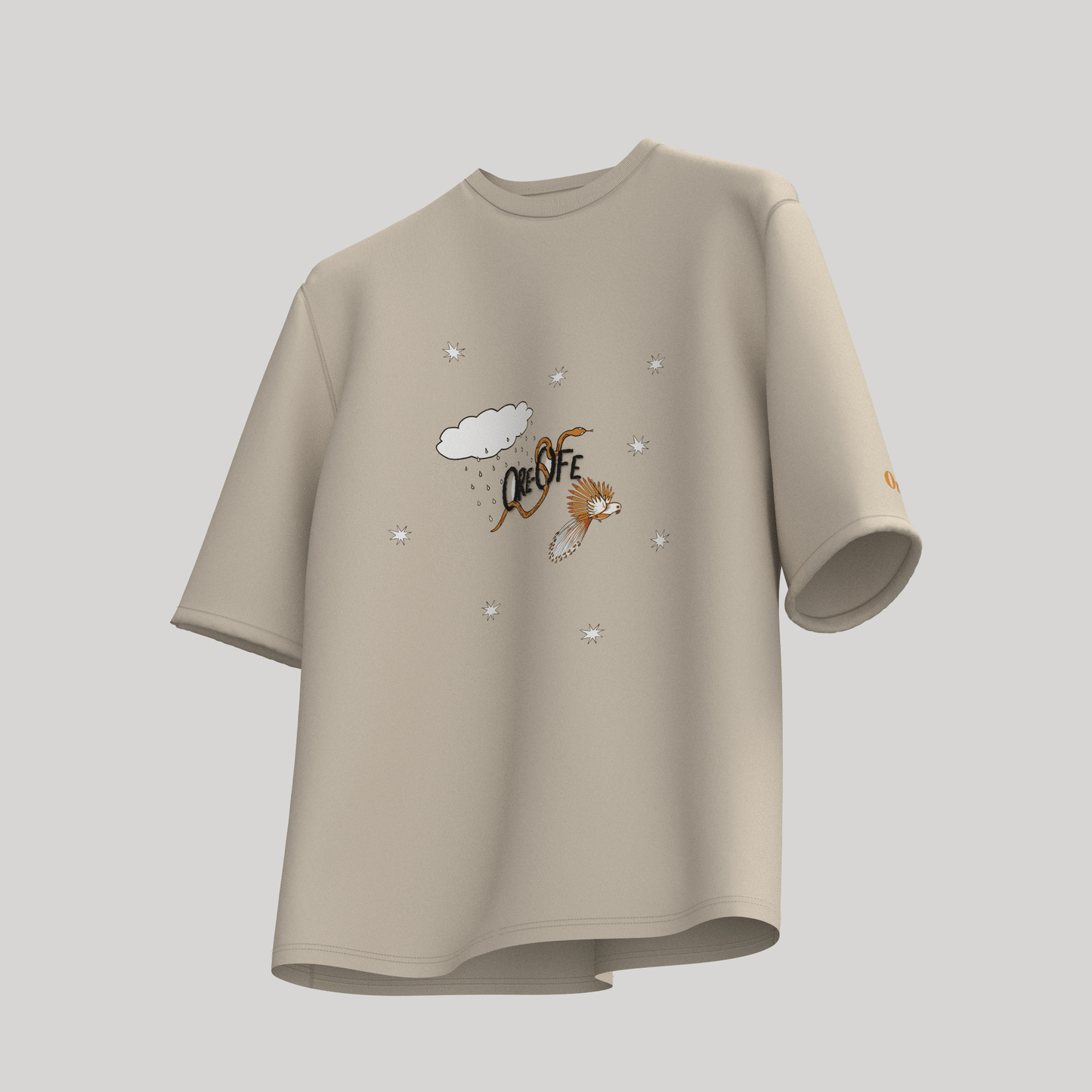 All heart Oversized T-shirt - ORE OFE
