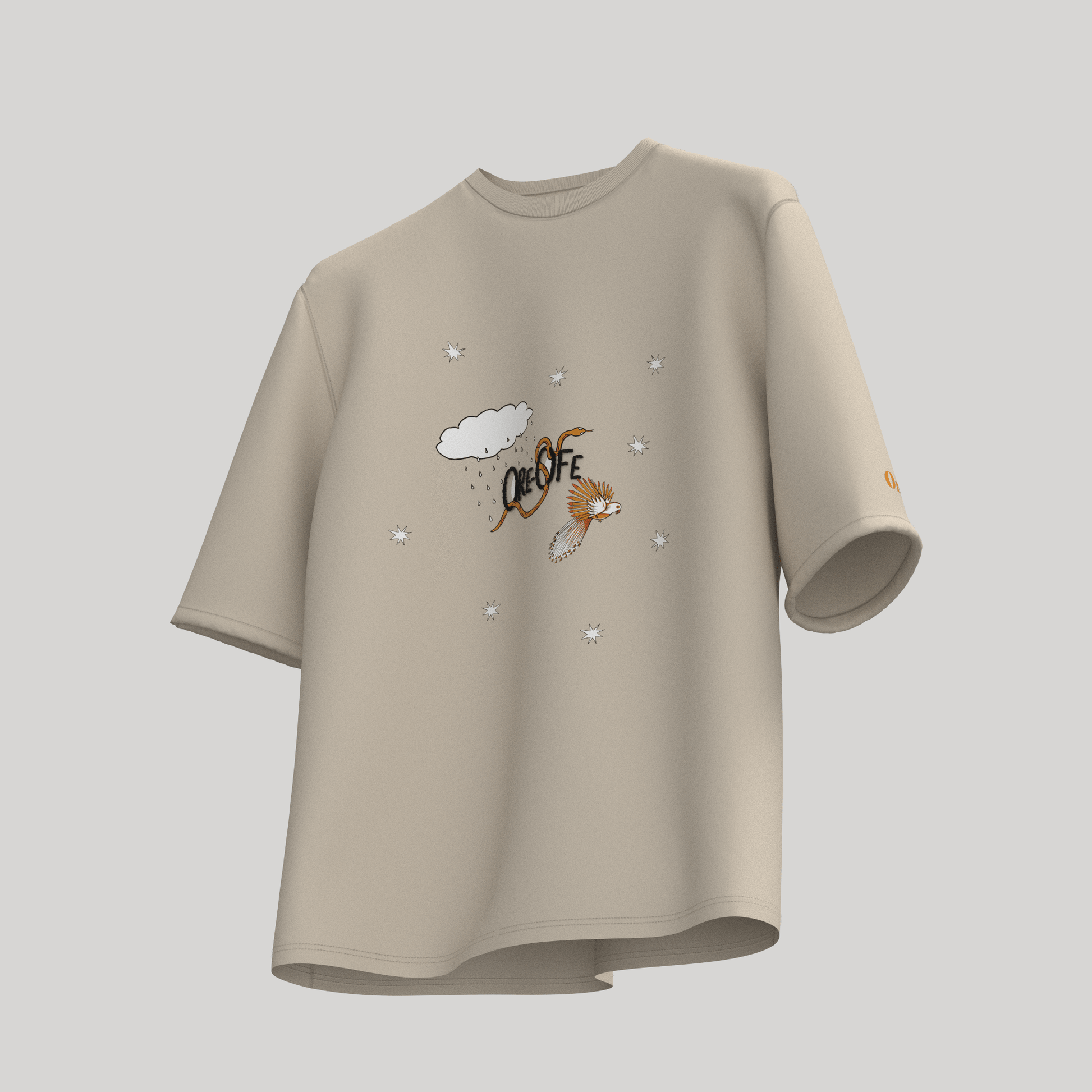 All heart Oversized T-shirt - ORE OFE