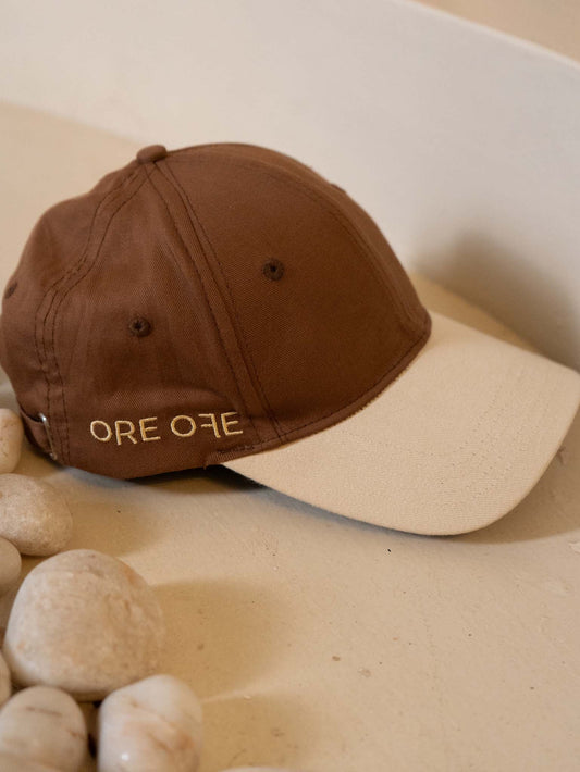 Brown & Beige Cap - ORE OFE