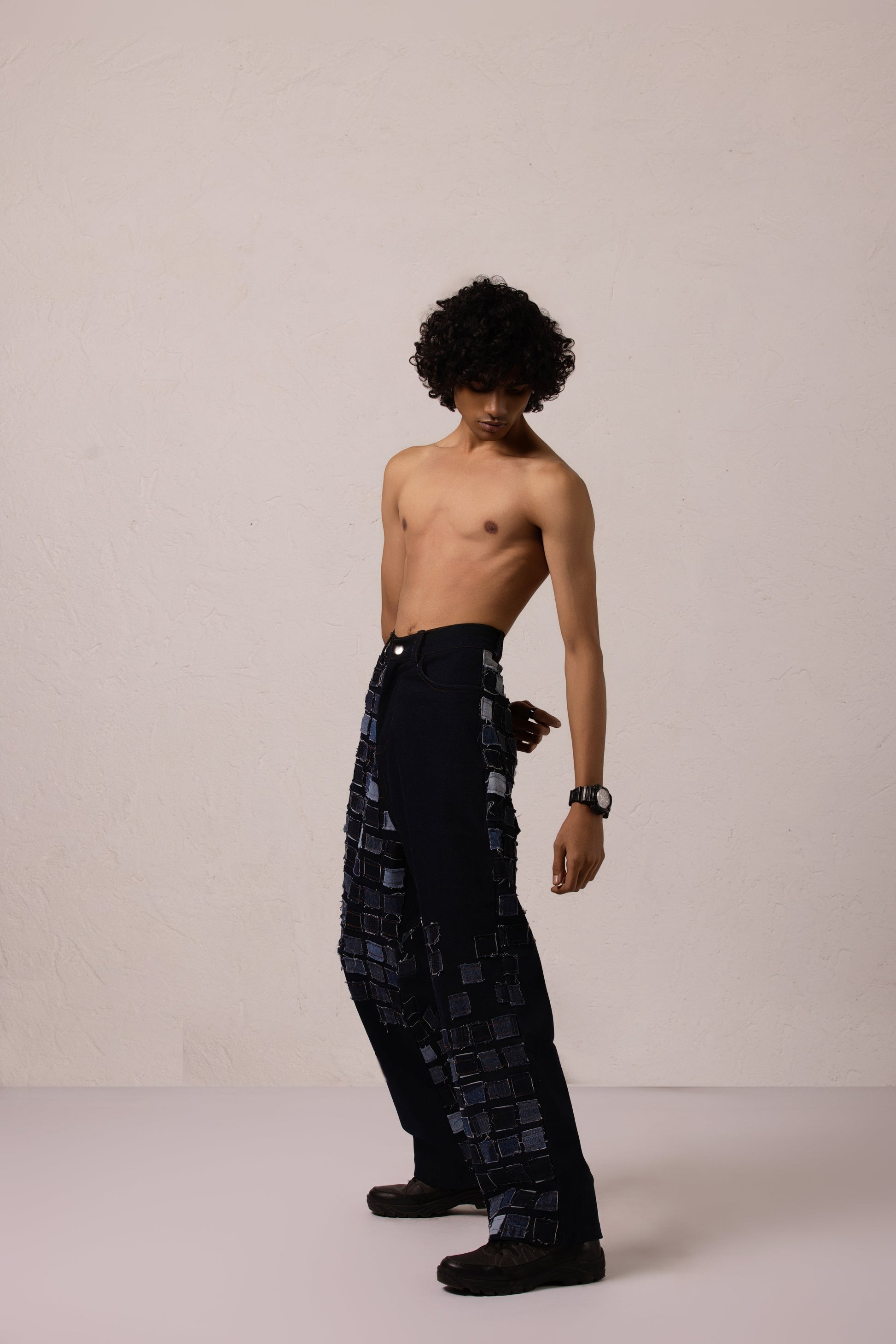 Couture Patch Denim Pants - Limited Edition - ORE OFE