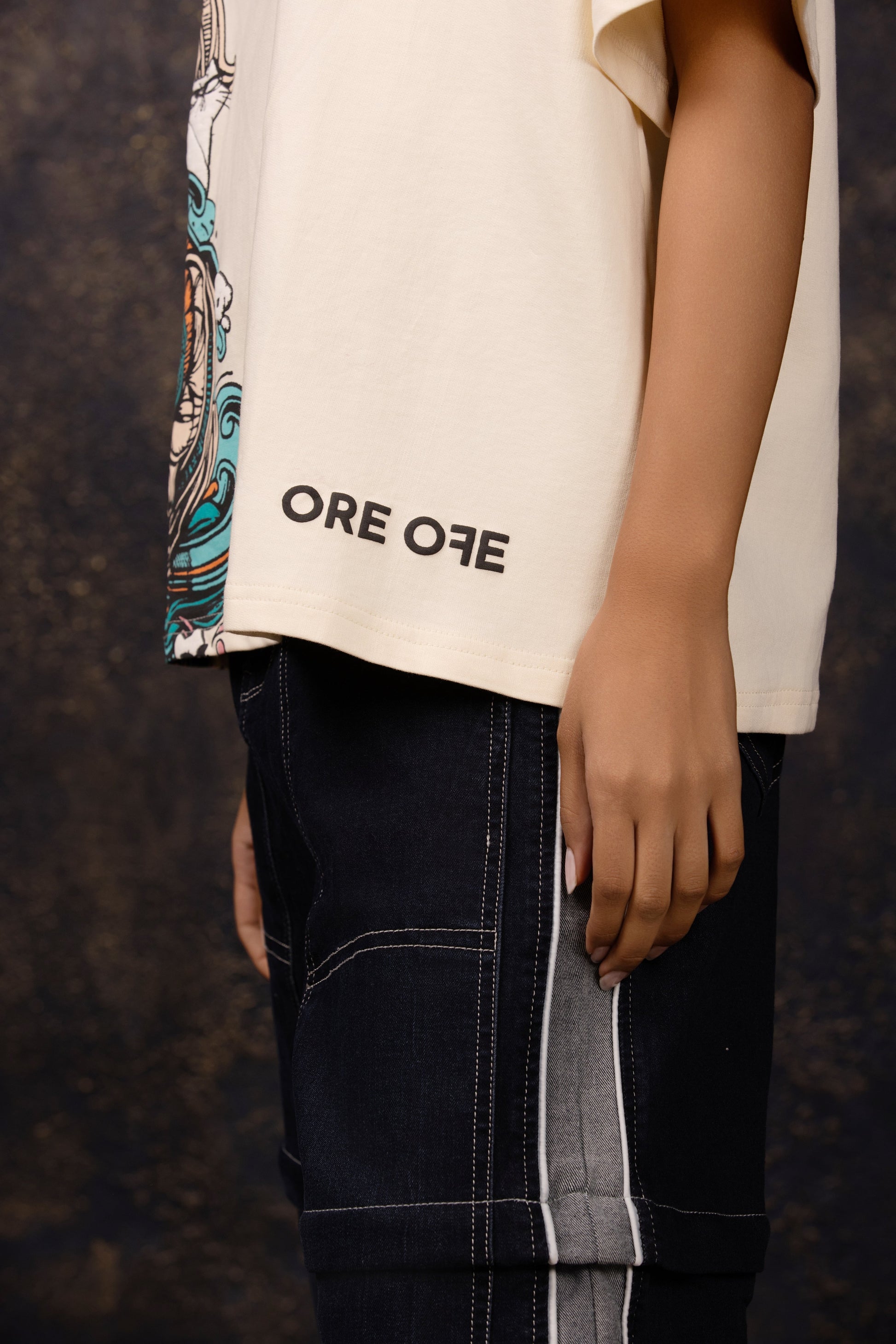 Forest Fur Oversized T-shirt - ORE OFE