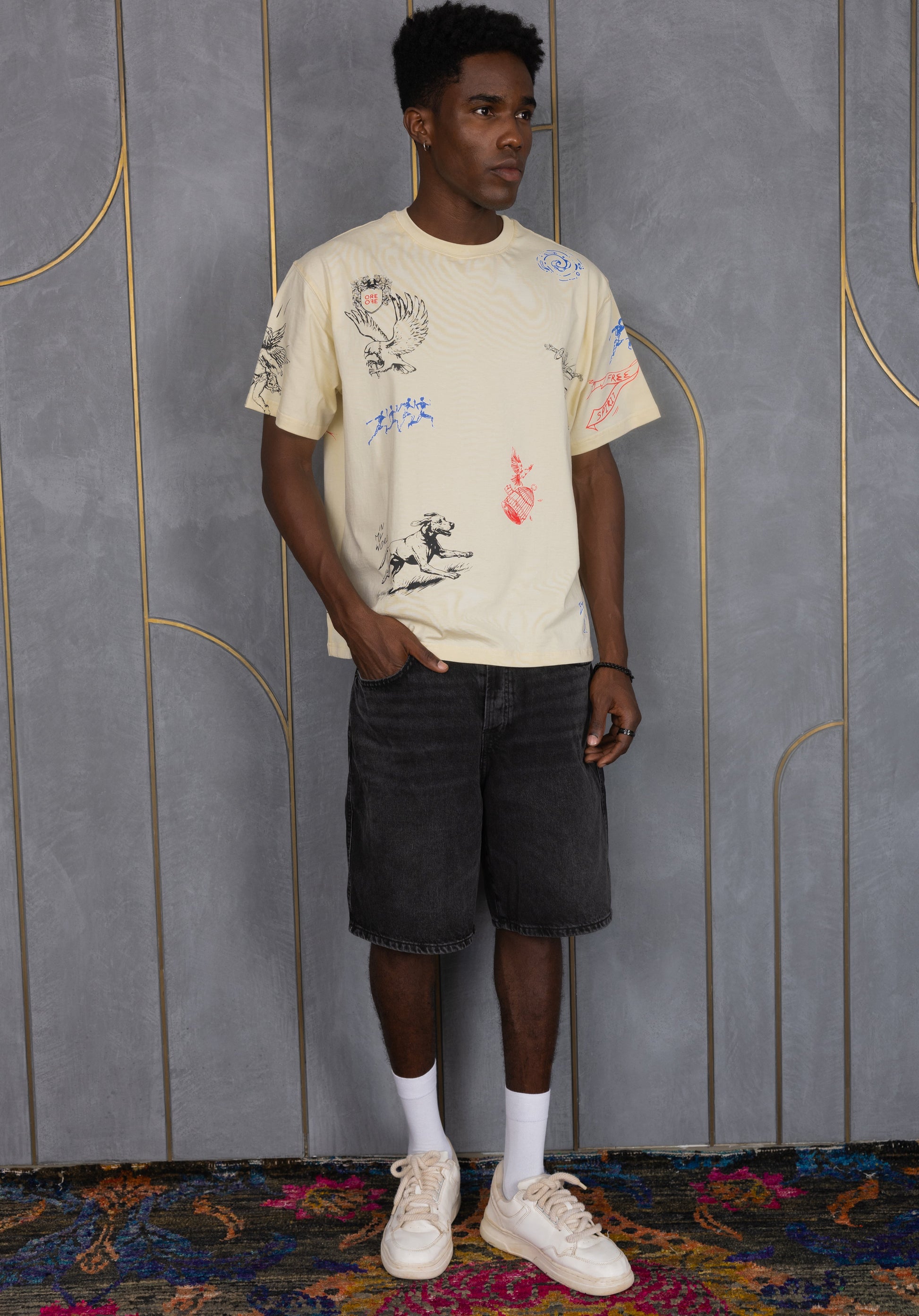 Free Spirit Oversized T-shirt - ORE OFE