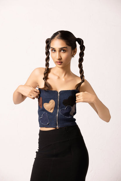 Heart don't hurt Tube Top - ORE OFE