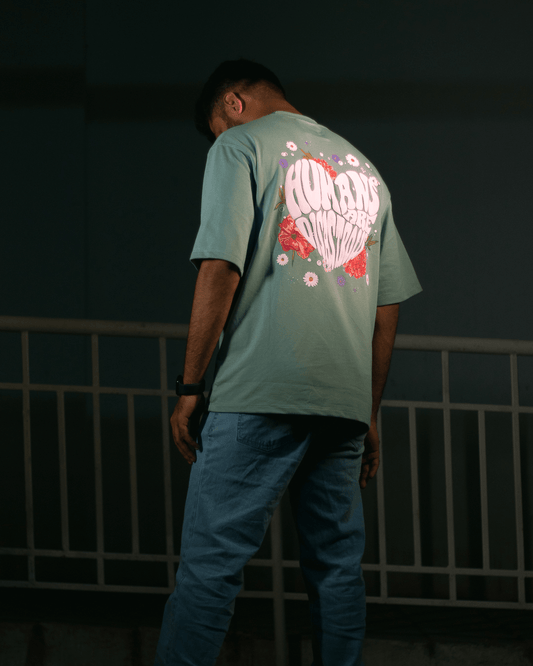 Humans are Disastrous Oversized T-shirt - ORE OFE