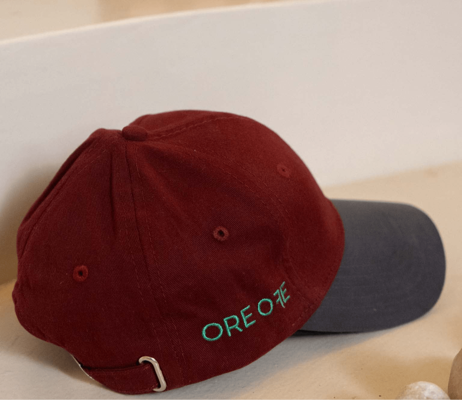 Maroon & Grey Cap - ORE OFE