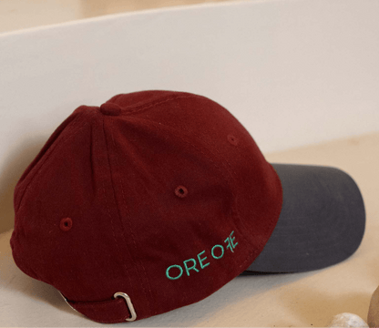 Maroon & Grey Cap - ORE OFE