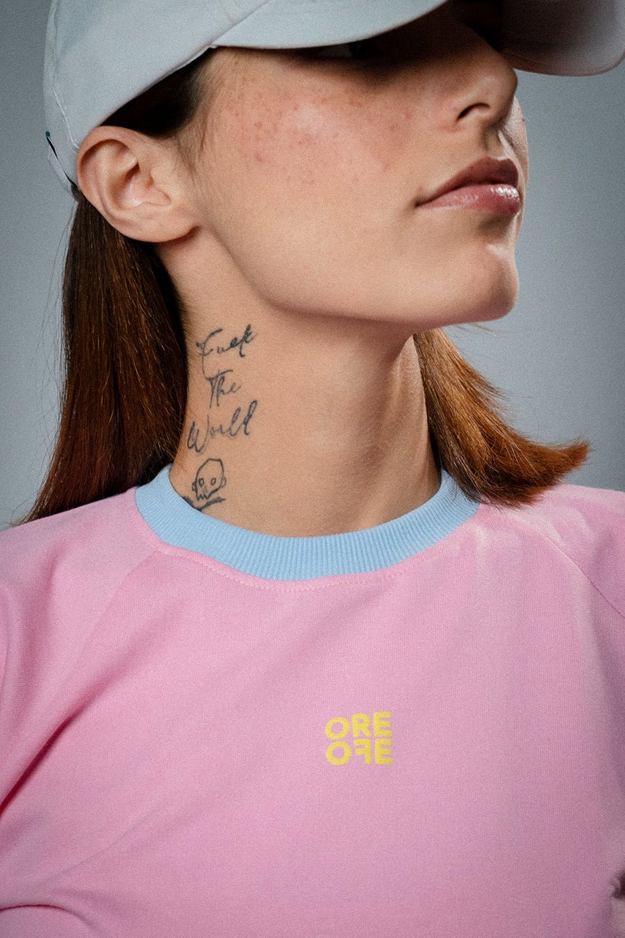 Pink basic crop top - ORE OFE