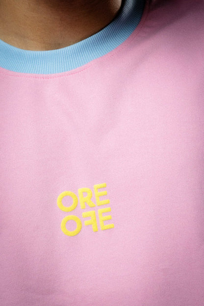 Pink basic Oversized T-shirt - ORE OFE