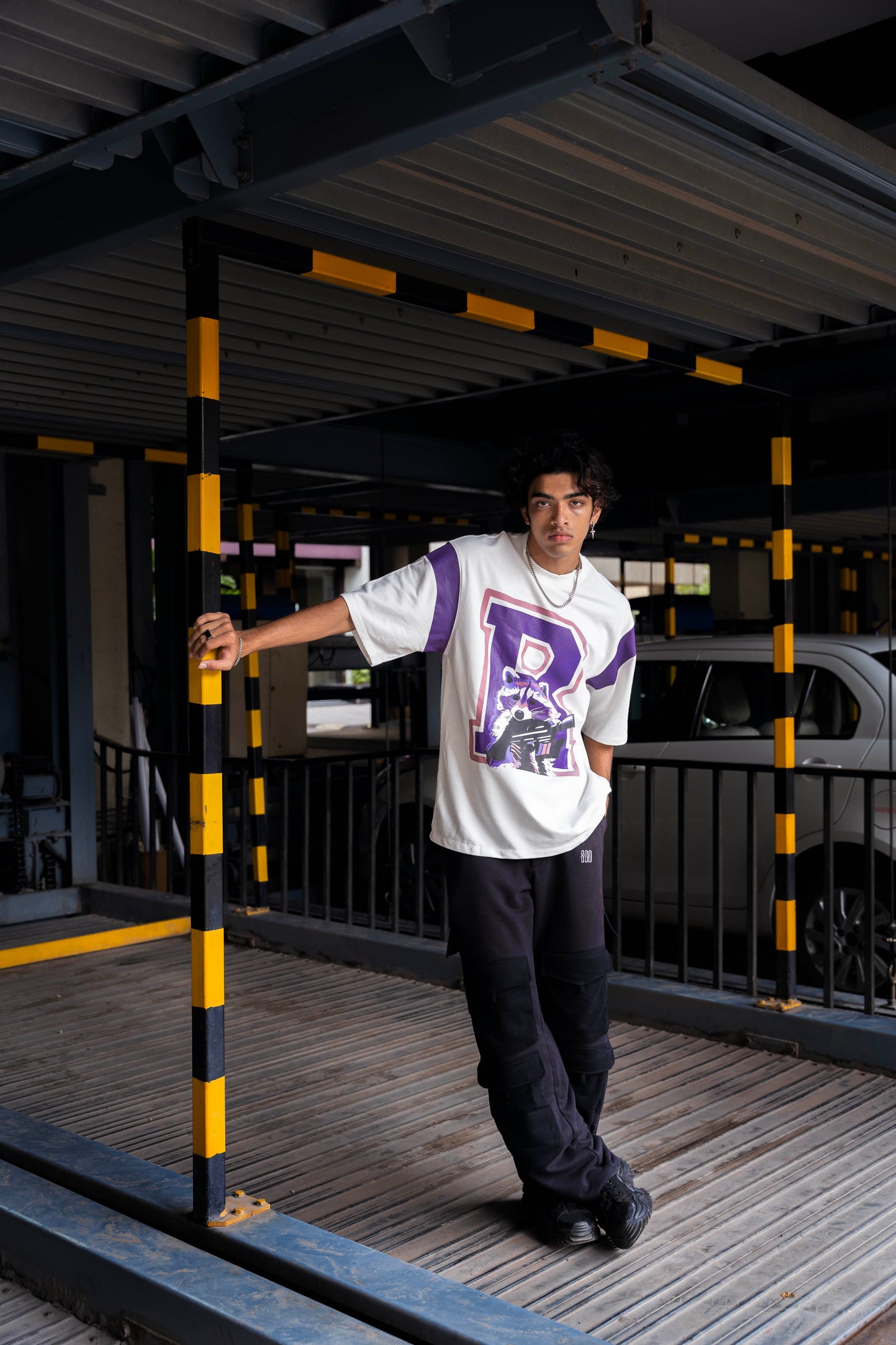 Raccoon Oversized T-shirt - ORE OFE