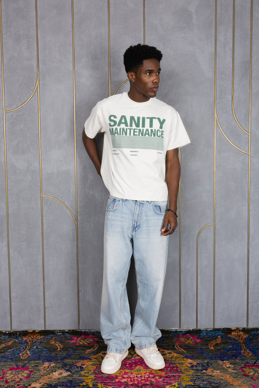 Sanity Maintenance Oversized T-shirt - ORE OFE