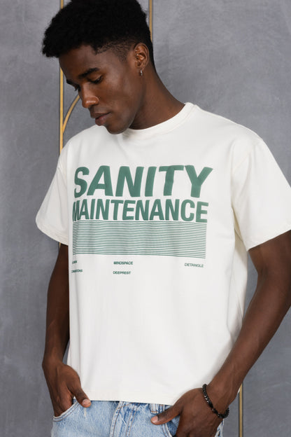 Sanity Maintenance Oversized T-shirt - ORE OFE