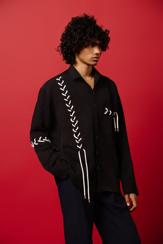 Seoul Strings Black Shirt - ORE OFE