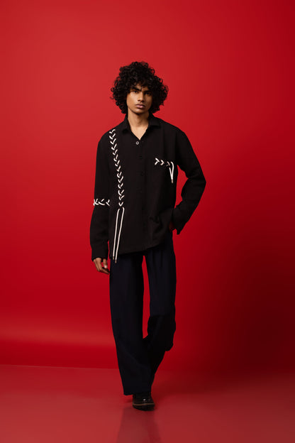Seoul Strings Black Shirt - ORE OFE