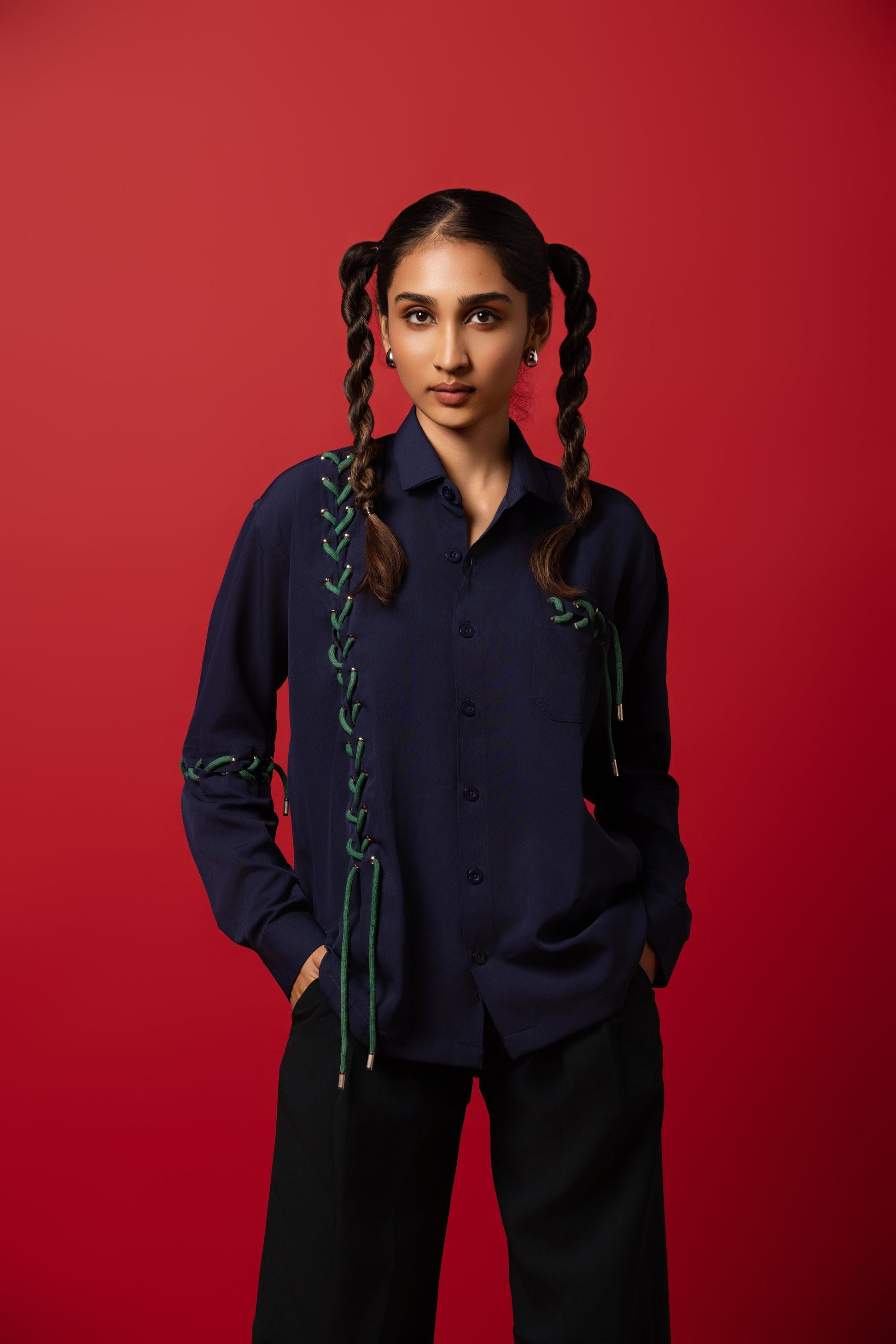 Seoul Strings Blue Shirt - ORE OFE