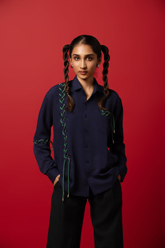 Seoul Strings Blue Shirt - ORE OFE