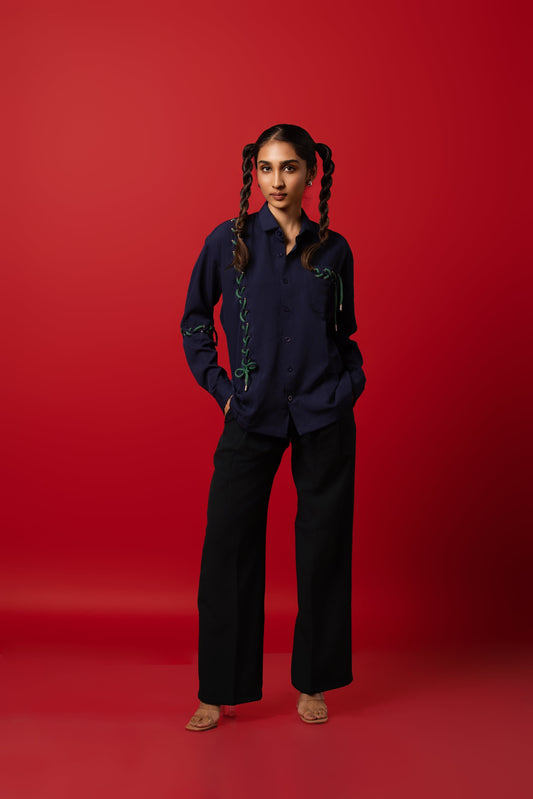 Seoul Strings Blue Shirt - ORE OFE