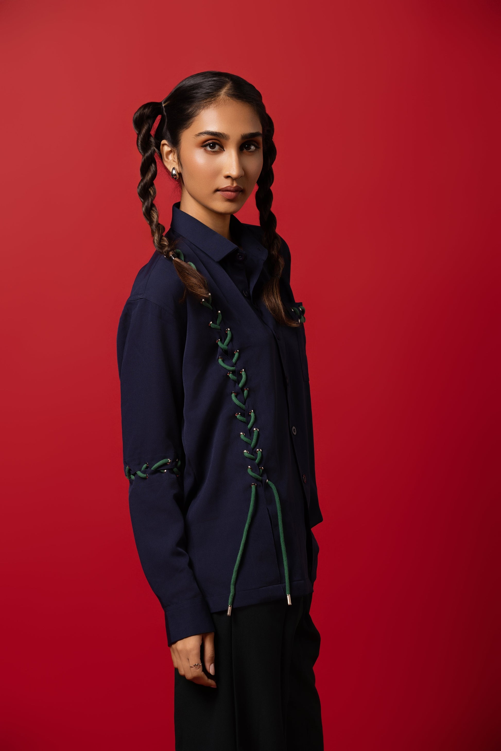 Seoul Strings Blue Shirt - ORE OFE