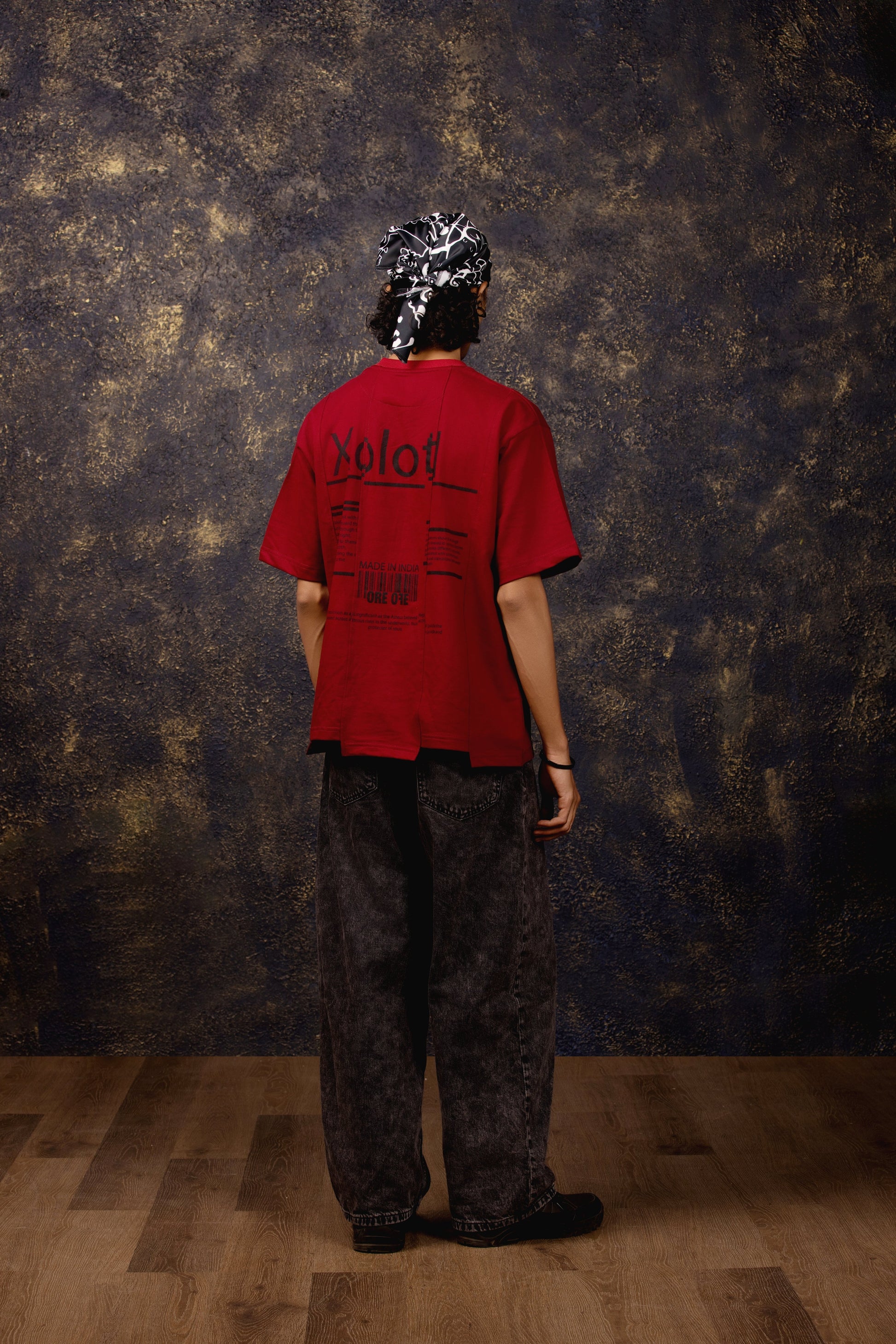 Xolotl Oversized T-shirt Maroon - ORE OFE